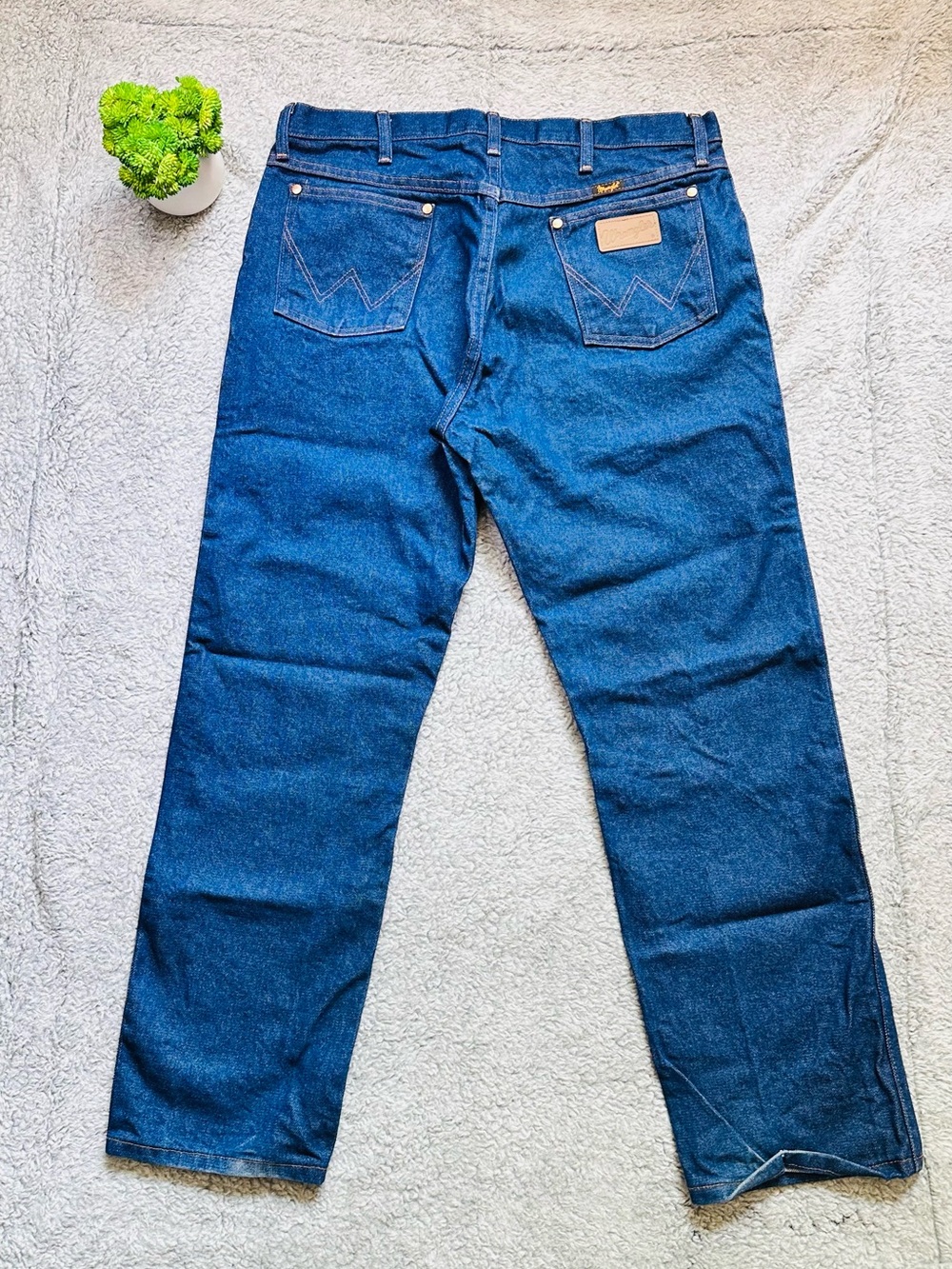 Vintage Cowboy Core Wrangler Classic Straight Leg Jeans 🤠Western Ranchwear Denim